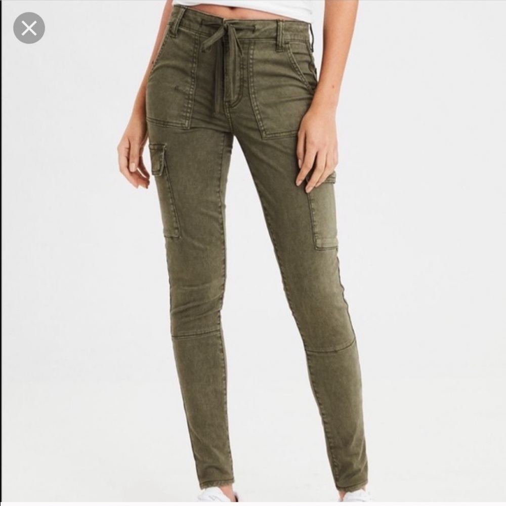 American eagle cargo jeggings